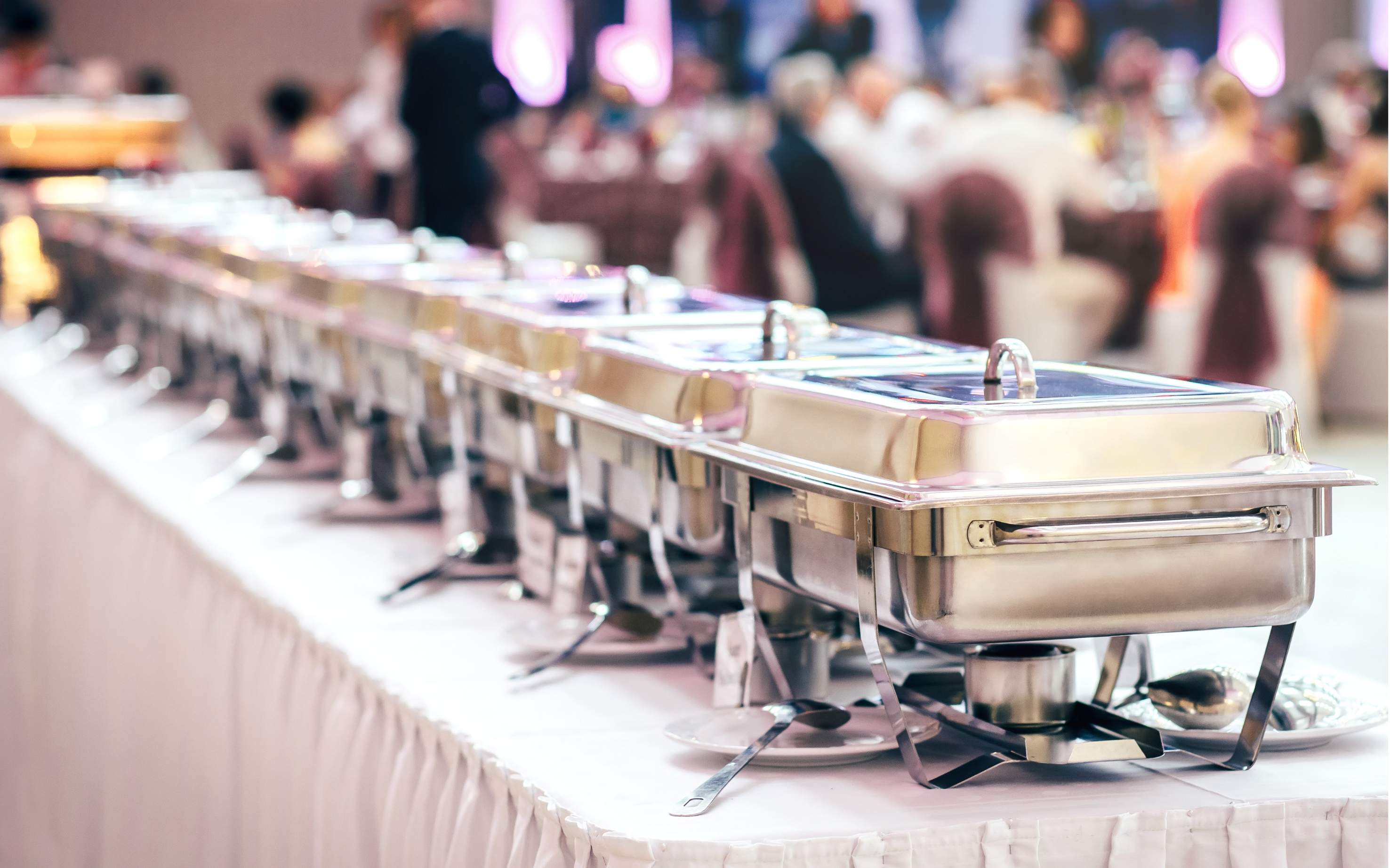 Indian catering spread
